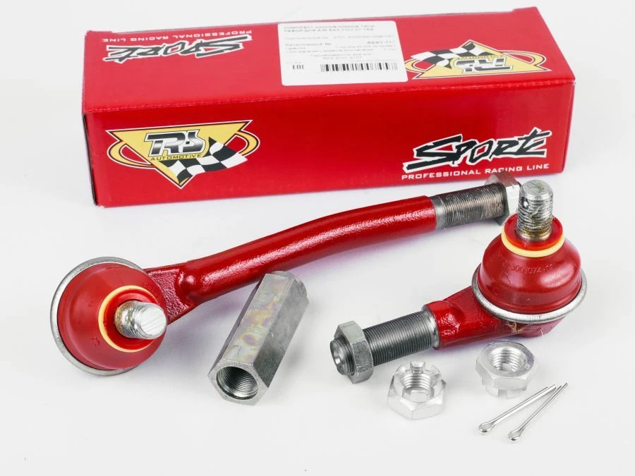 Set of left 2101 series "TRS" steering link rod lugs with twist and fasteners. OEM: 2101-3003056; 2101-3003060. Serial number