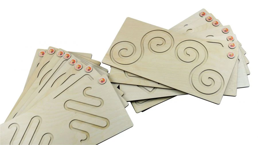 Set of interhemispheric boards 14 pieces
