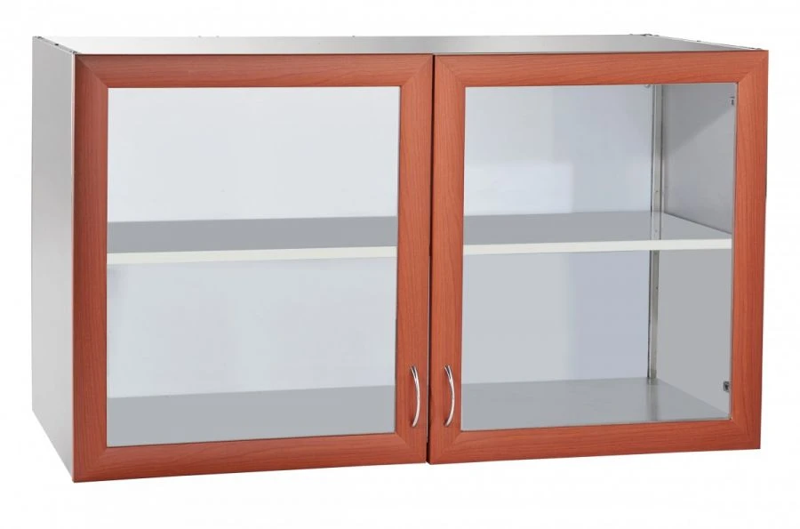 Wall shelf with swinging doors PNR-2D