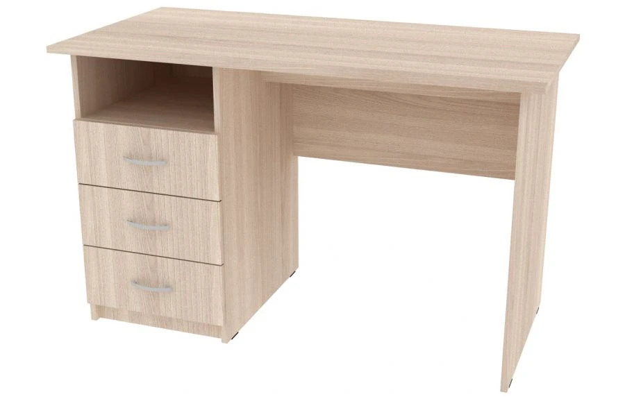 Desk with LEFT drawer (3 drawers) 1200x600x750mm (WxHxH) 405.331 cm.