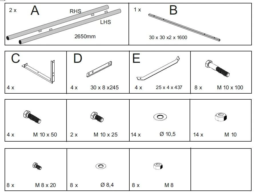 Metal sill guard Iveco Daily MWB Adblue