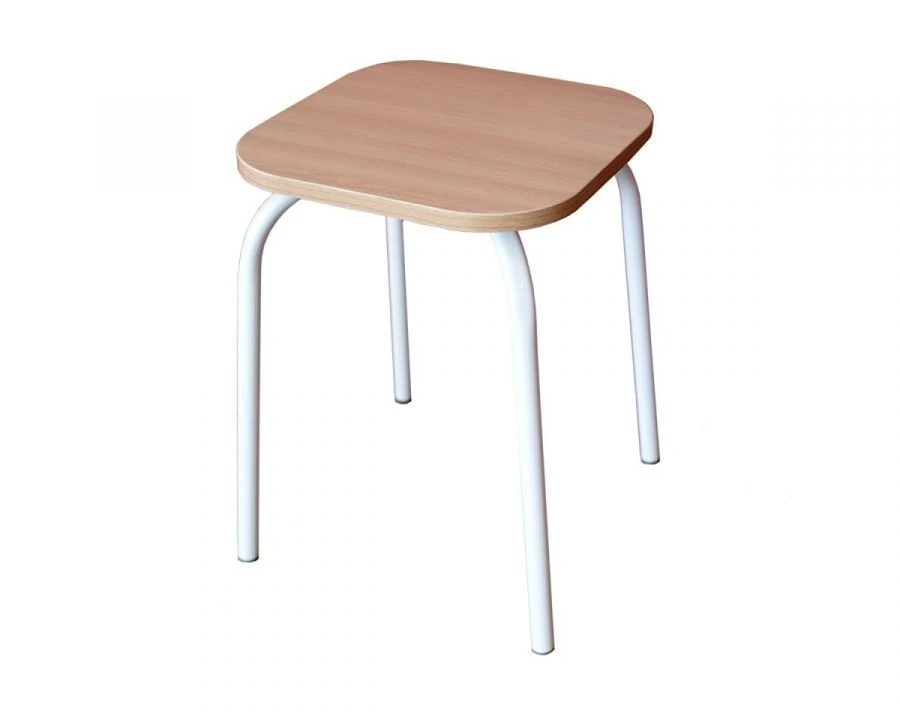 Stool Model: T-1 (with a seat made of fibreboard), metal frame of "Edelwood" trade mark