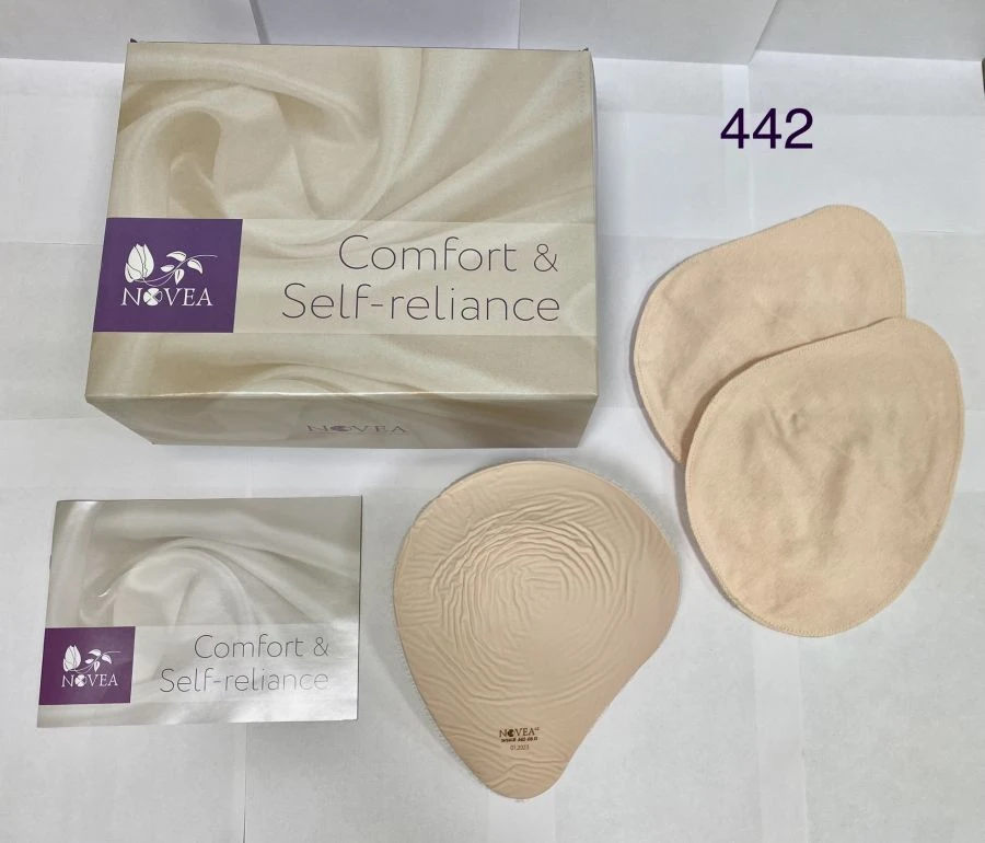 Breast (breast) exoprosthesis based on silicone gel, model 442