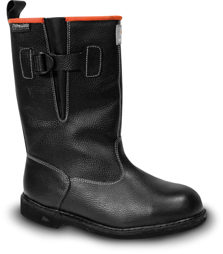 Special leather boots for protection against thermal risks of electric arc, model EZ-20Msht