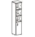 Shelving units of wooden series "Style B"