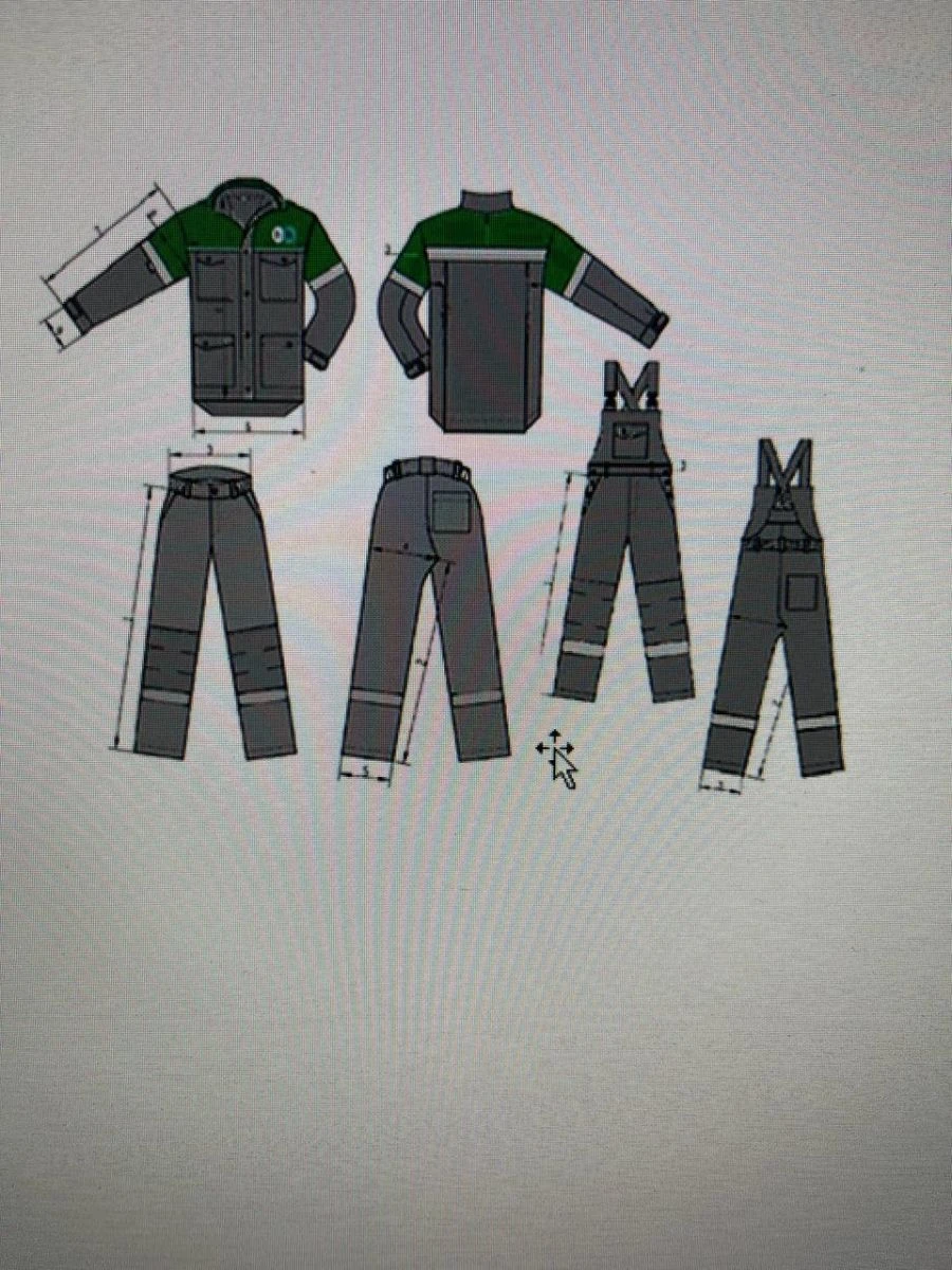 Suit for protection against general industrial pollution (jacket+pants)