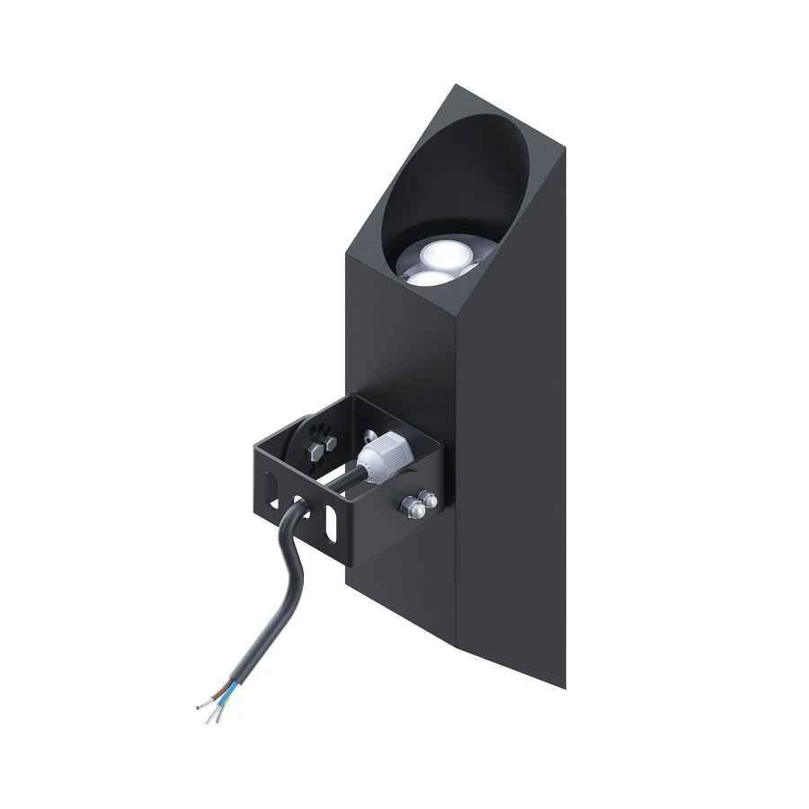 Architectural luminaire SVETHOLL Buffy double square with overhead lens L78 B78 H350 power supply unit in LED 30W housing
