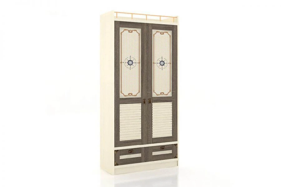Calypso LD.509010.000 Double-door cupboard (Sonome Eich dark/Strikhlak )