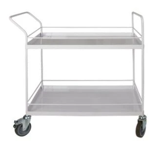 Trolley with two shelves for transporting medicines, sterilisation boxes, dressing materials TVP - "Dia