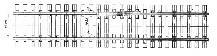 Equalising joint of type R65 of project SP848-01