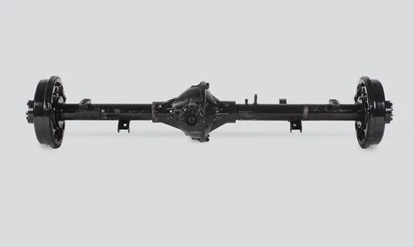 Rear axle (for a/m Uaz sgr, timken, track 1 445 mm, per. Relation. 4,625, pair 37/8, reinforced brake shield, code 24) 374100240