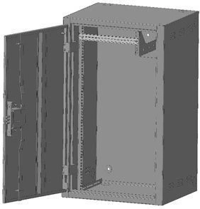 Reinforced wall-mounted switchgear cabinet SHRNu-18U-500