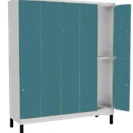 Locker room cupboard