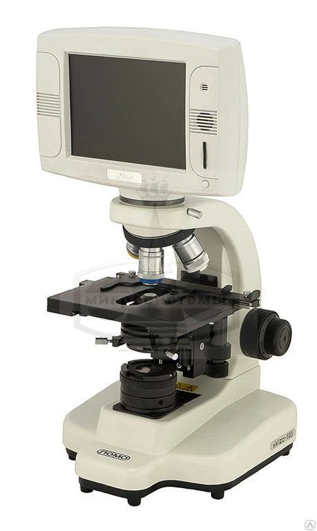 Transmitted light metallographic microscope mVizo-103 80-4000 JSC "LOMO" Russia