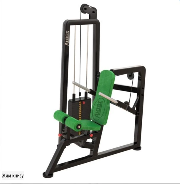 Weight-block machine Lower body press