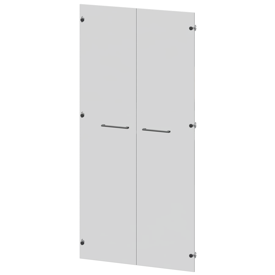 Glass doors KZF-48S (set of 2 pcs.)