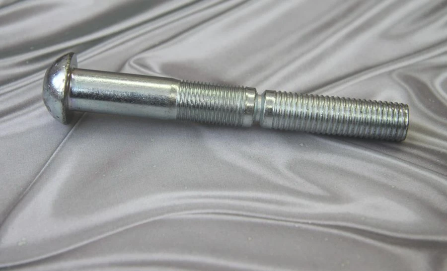 Bolt and rivet rods with flat-rounded head with tolerance field of diameter p6 OST 1 11384-74