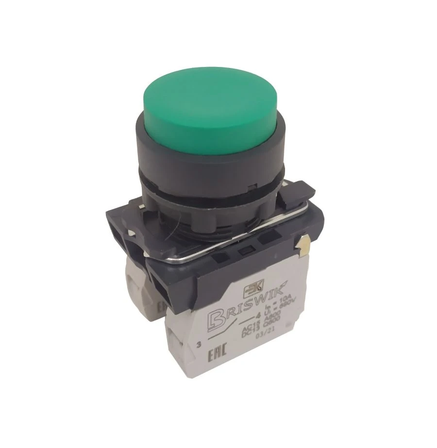 Switch with cylindrical pusher protruding 22mm plastic (CME 7)