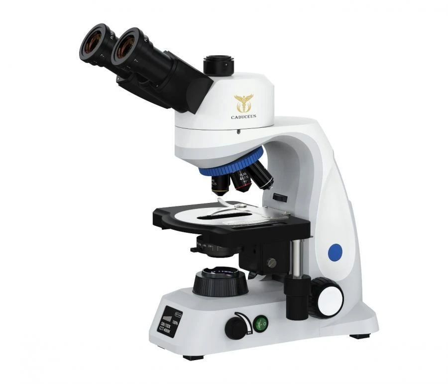 Trinocular laboratory microscope, trinocular version CADUCEUS RESESRCH BS