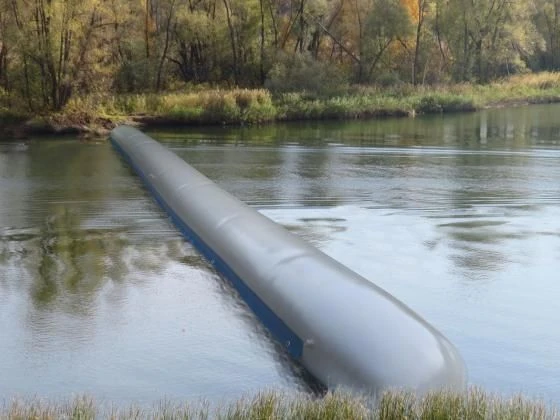 Water-filled sleeve dam (WFD)