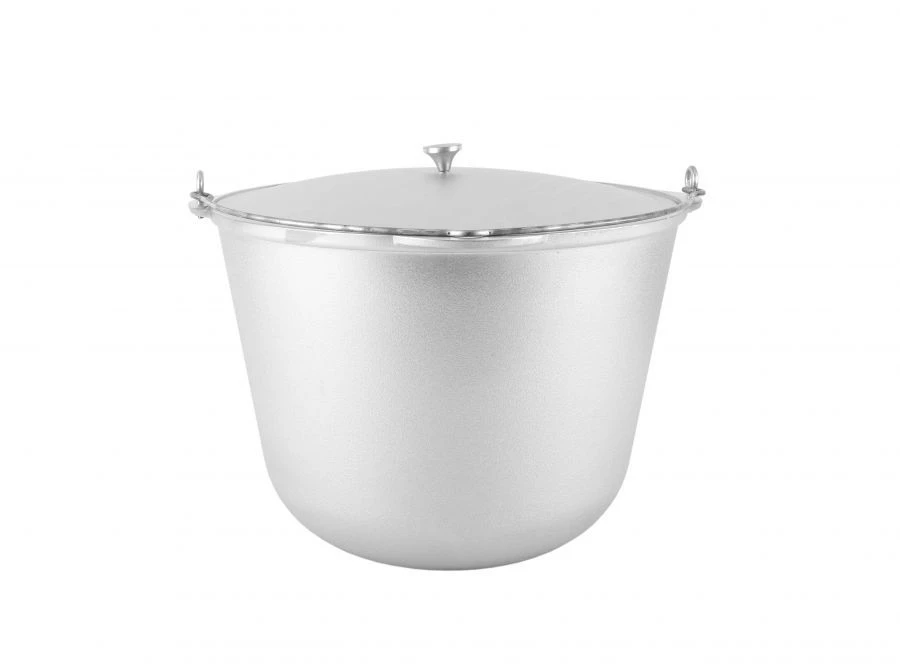 Kukmara TM 40L (uncoated) cast aluminium pot with aluminium lid