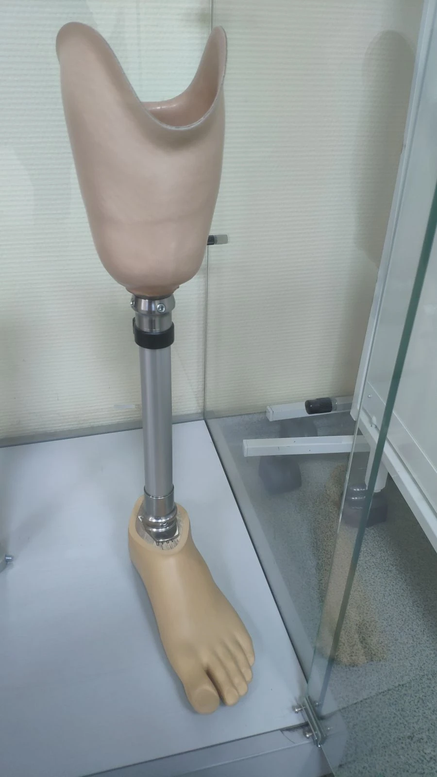 Tibial prosthesis for bathing