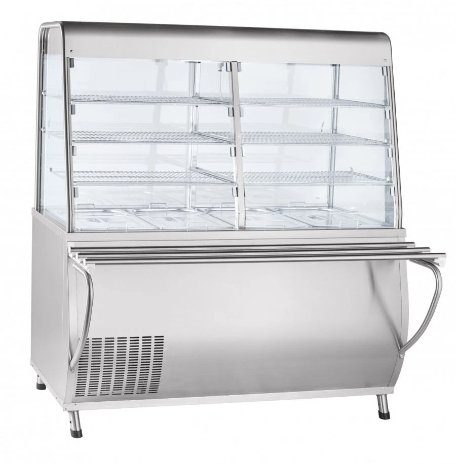 Refrigerated high-temperature display counter with neutral cabinet ???(?)-70?-?-01-??