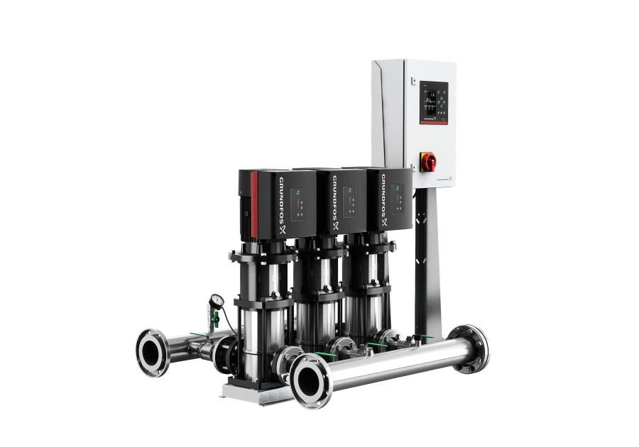 Hydro MPC-E 3 CRE5-9 pumping unit for pressure boosting in water treatment and domestic water supply systems