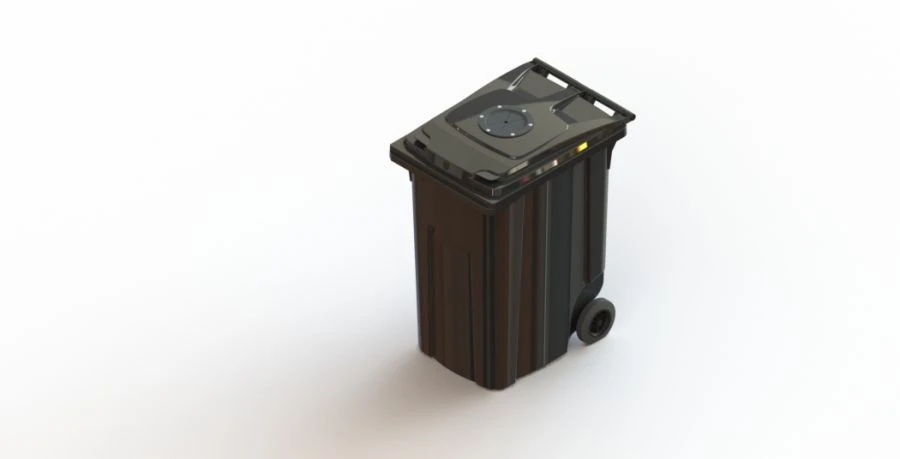 Mobile bin 360l Art.28.C29.V/1 (20.806.98.PE; 21.055.98.PE.V/1)