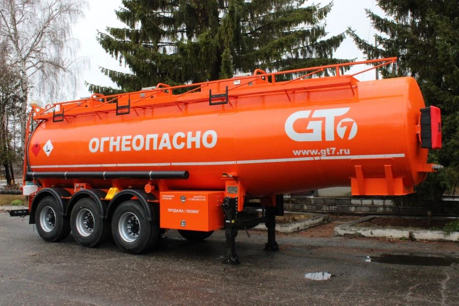 Semi-trailer-tanker PPTS-28, type PPTST3, modification 96991-0000010-04 (without pump) . Axial unit AGOS-3-GT7-00.00.000-01 or