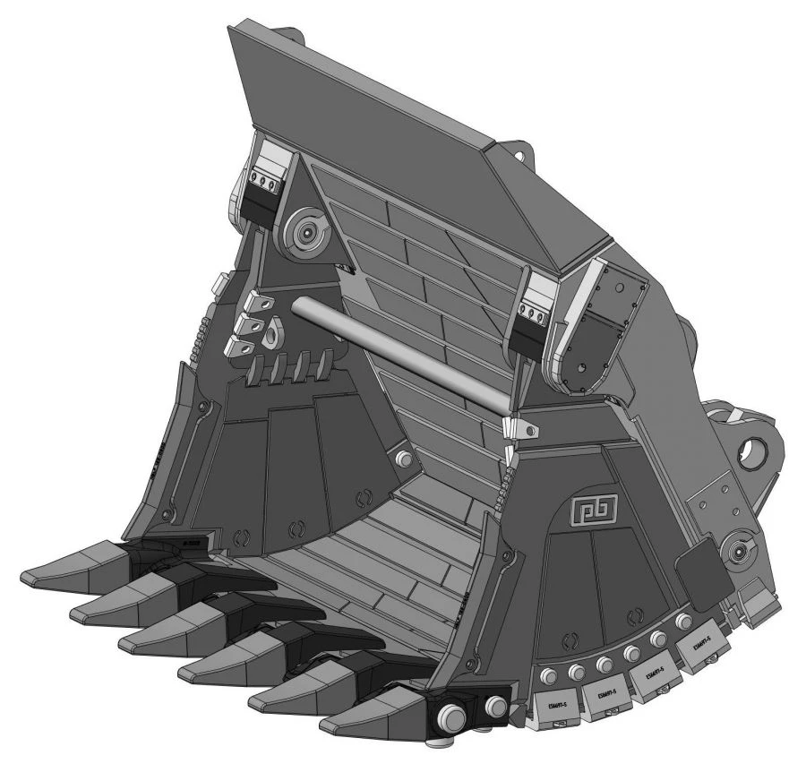 Bottom dump bucket EX-1900.FS-8-T1J1G1S1