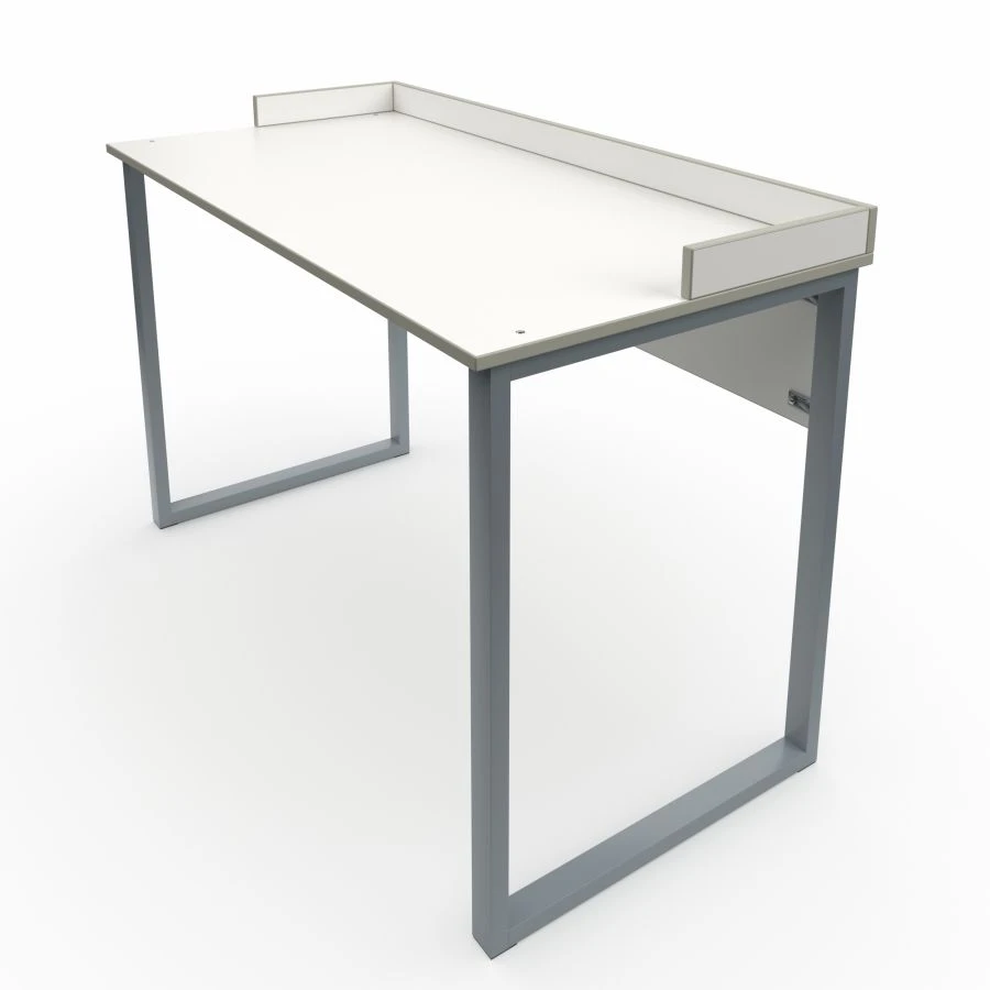 Pupil laboratory table with sides on rectangular tube
