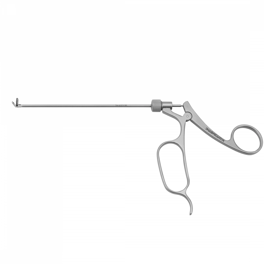 Set of rhinosurgical instruments for endoscopic surgeries in children to work with rigid rhinoscopes with fibre optics