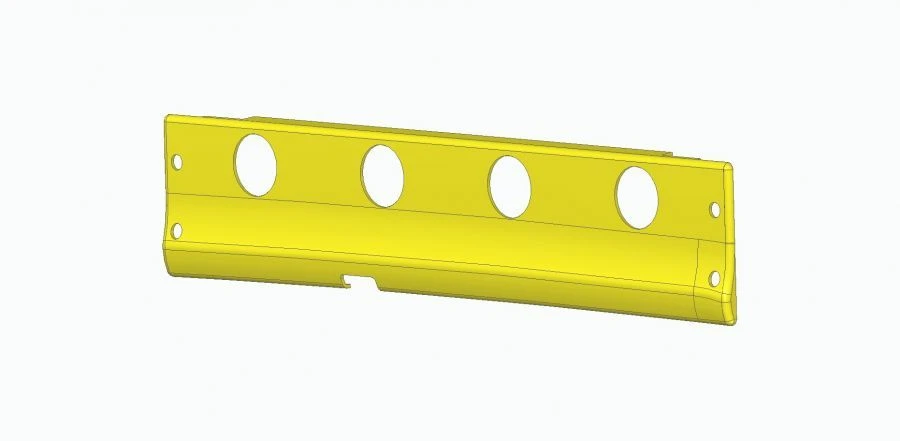 Panel of upper locking mechanism internal