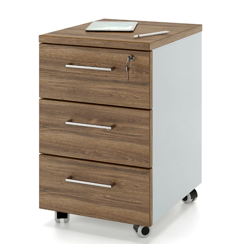 Mobile cabinet ZAMM. 3 drawers with central lock