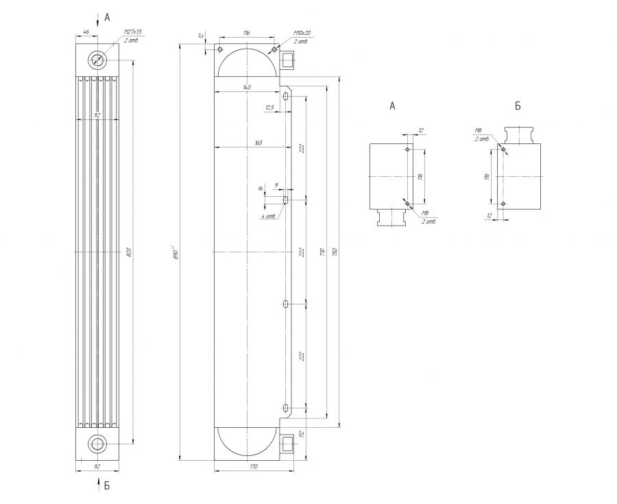 Oil radiator BR-70B.1013.200
