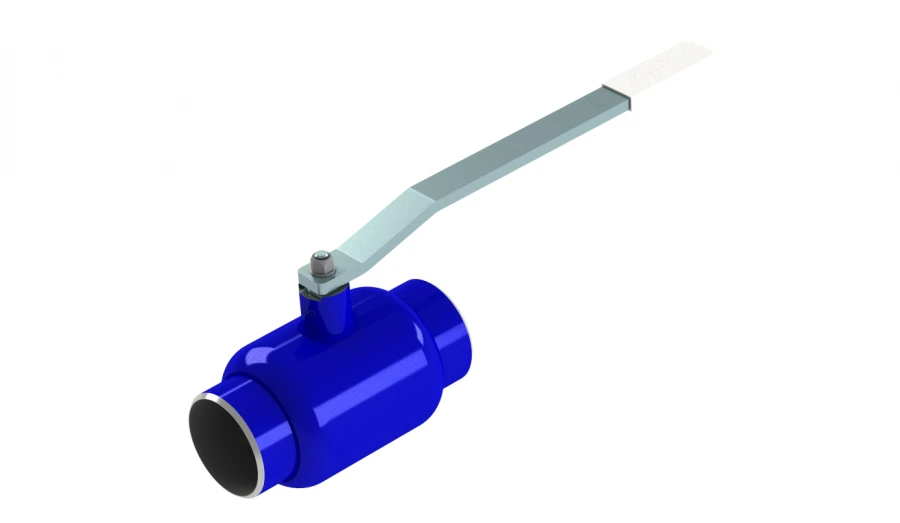 Ball valve all-welded standard bore ball valve under welding Du125, 25 atm. KSHTSS125.00.00.00.00