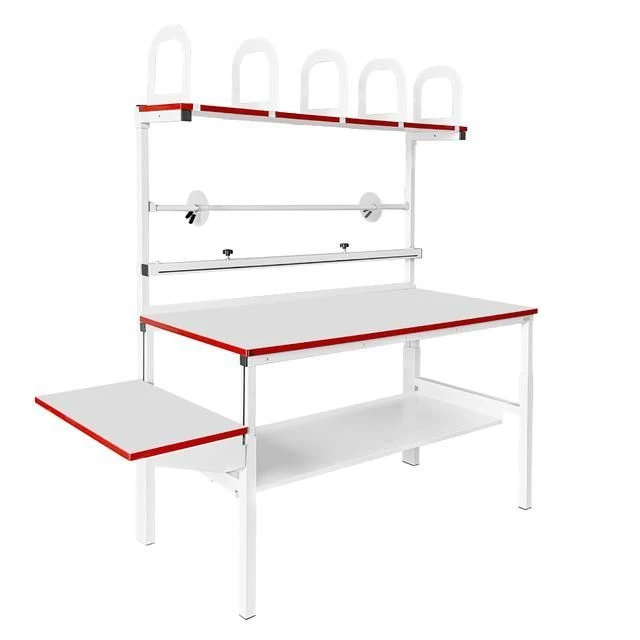 Special furniture, including antistatic and for clean rooms of "GRESSON" trade mark: Packing table of KSR series of different p