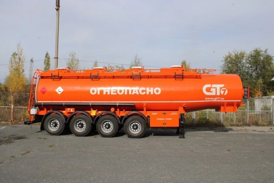 Semi-trailer-tanker PPC-8-4, type PR4, modification 96997-0000010-01 ( without pump). Axial unit AGOS-4-GT7-00.00.000