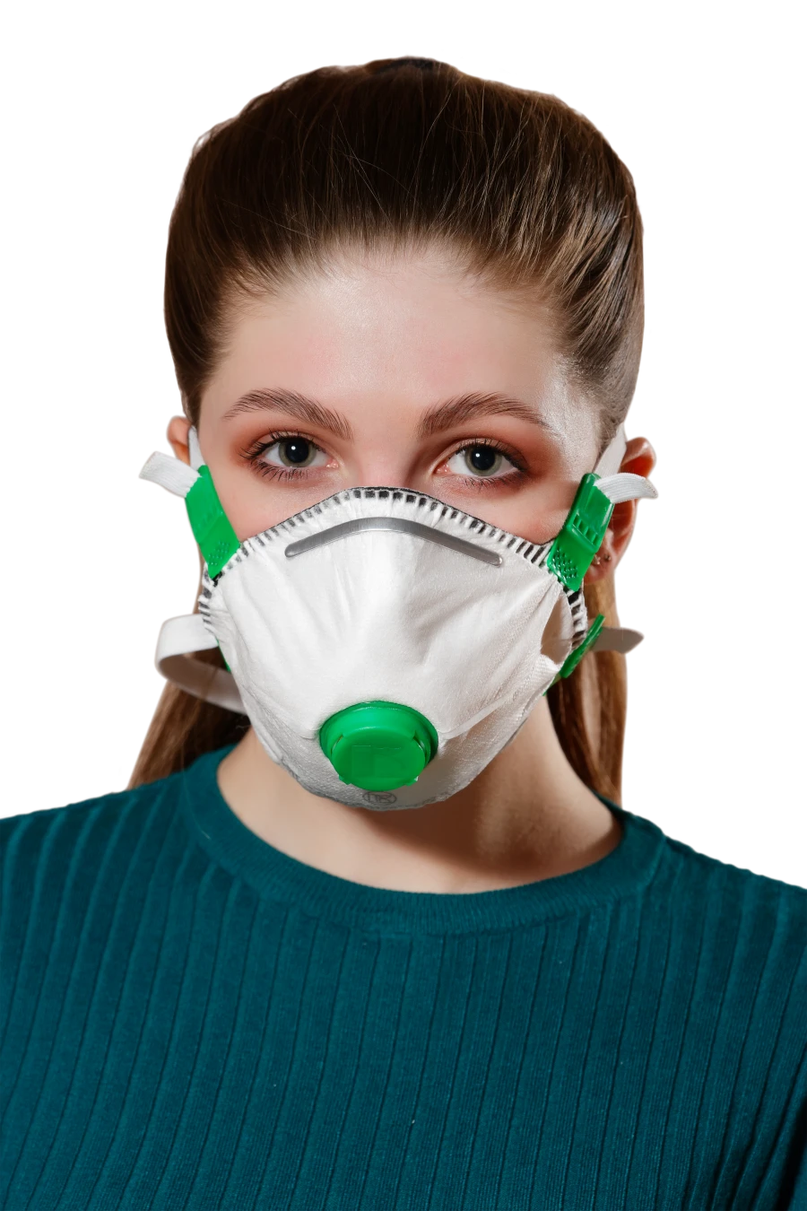 Filtering mask for protection against aerosols with additional protection against vapours and gases "SPIRO-312A Respirators" FFP