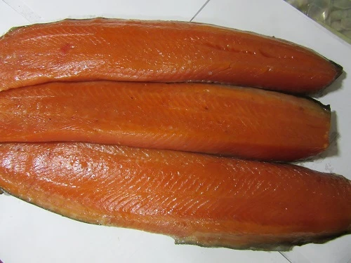 Cold smoked seal fillet