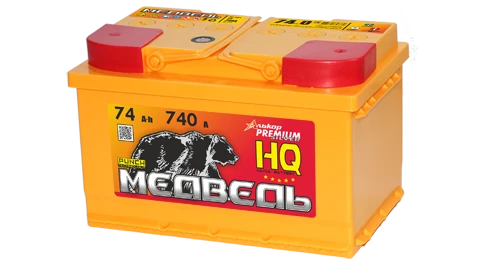 Lead battery for starting piston engines 6ST-85VLA "Bear"