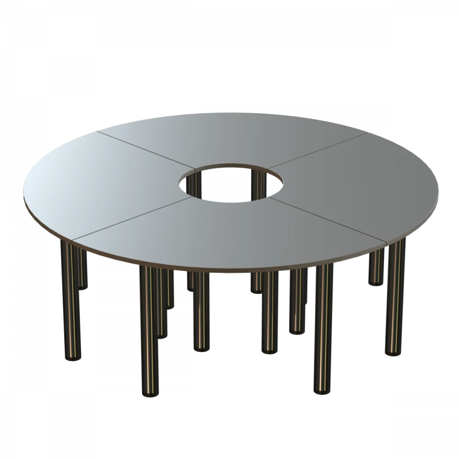 Round table 4 sections