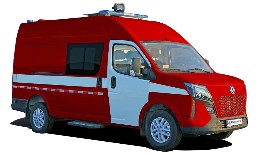Emergency first aid vehicle N1JF. modification JFAPP1 on the base vehicle JUNFENG K33 mod. K32-5651, K33-5661, K33-5161, K
