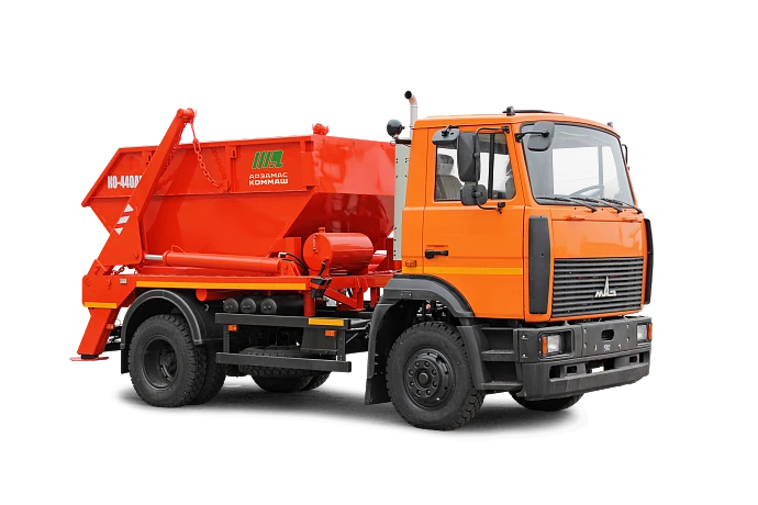 Garbage truck KO-440AM, type KO-440M, modification KO-440AM, base chassis: MAZ-4381N2, MAZ-4381C0