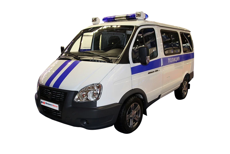 Emergency services and police vehicles type N1GSB modification N1SBSM based on GAZ 27527 with diesel engine