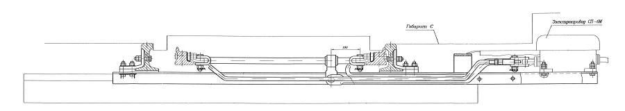 Electric drive set for symmetrical arrow R65 Mark 1/6 (Project 16743-00-00)