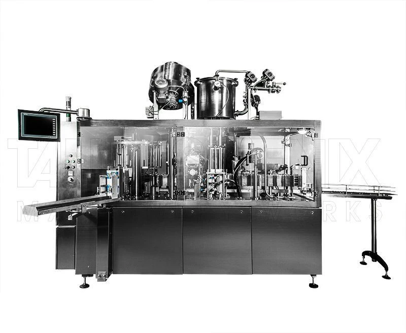 Technological equipment for packing and packaging of foodstuffs with tare production - "RPP" type TF 2 machines