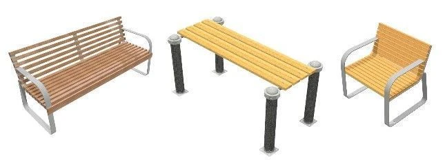 Set of park furniture TV-MKMP-1.28.01