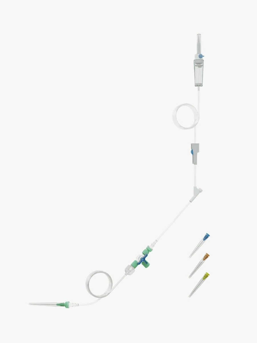 Device for infusion of blood substitutes and infusion solutions PR 23-02/2 (without light protection)